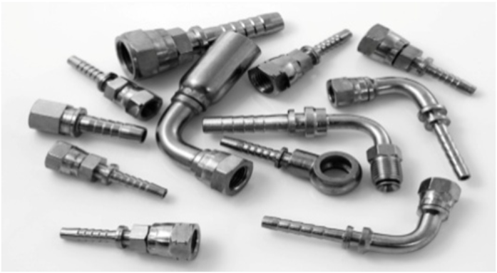 Hydraulic Hose Fittings Steel/SS | JIC, NPT, BSP, ORFS, ORB | Straight/Elbow/Tee | 1/4"–2" | High Pressure Crimp Ends for Industrial & Mobile Hydraulics UAE